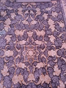 تجریه خرید فرش ماشینی دنیای فرش مدل افشان مدرن کد 1909