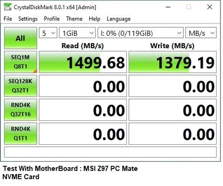 اس اس دی اینترنال PCIe Gen3 x4 ایکس انرژی مدل FALCON ظرفیت 128 گیگابایت