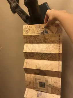 اسباب بازی زینتی مدل نقشه غارتگر هری پاتر کد VT1