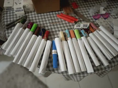 شمع مدل موم عسل مجموعه 20 عددی