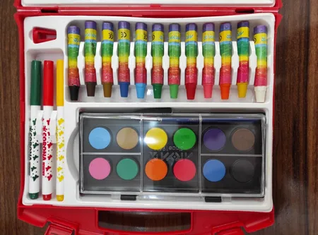 کیف نقاشی 48 تکه آریا مدل Briefcase