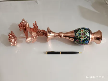 گلدان مسی مدل پرداز کد JR20