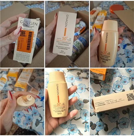 کرم ضدآفتاب ژیناژن سری dry to normal skin مدل 02، حجم 50 میلی‌لیتر