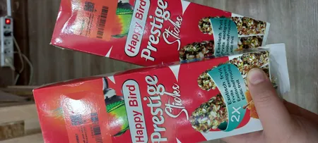 تشویقی طوطی هپی برد مدل استیک پرستیژ وزن 60 گرم