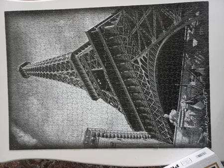 پازل 1000 تکه ترنم طرح برج ایفل