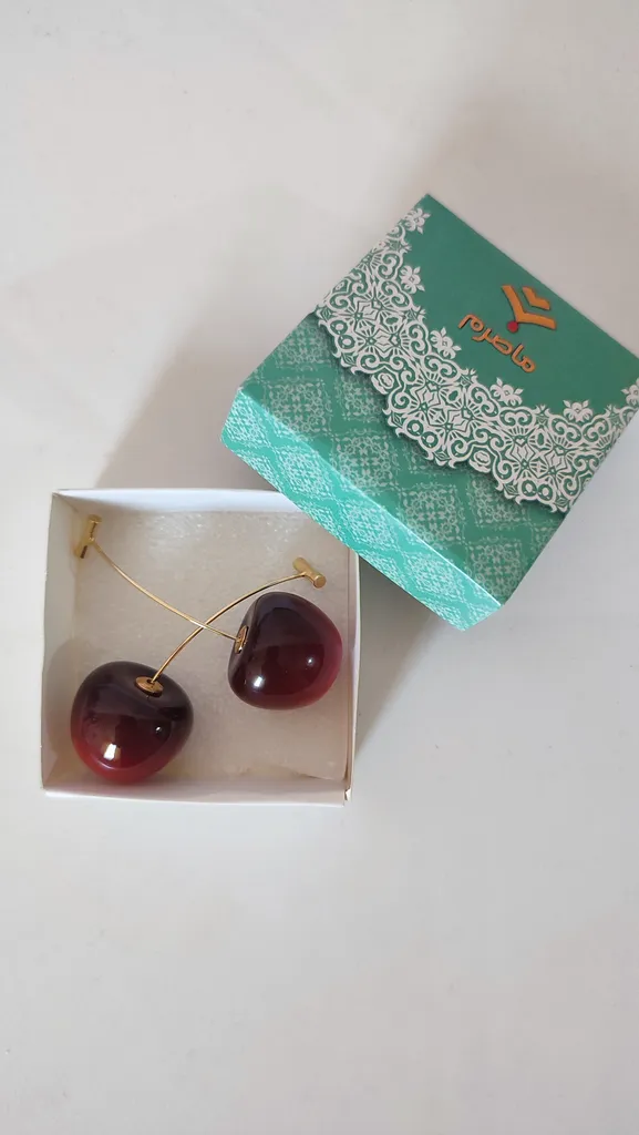 گوشواره زنانه ماصرم مدل گیلاسی کد ER2091