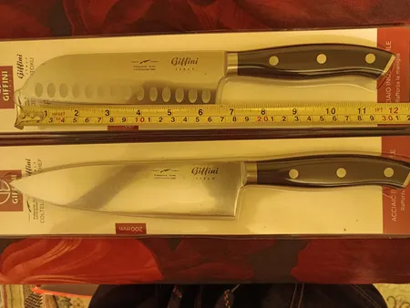 چاقو آشپزخانه جی فی نی مدل G-5+2 مجموعه 2 عددی