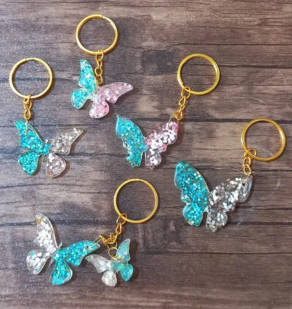 پودر اکلیل رزین اپوکسی فیلو مدل Hexagon 10 حجم 10 میلی لیتر مجموعه 12 عددی