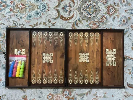 بازی فکری منچ و شطرنج کد 01 مجموعه 5 عددی