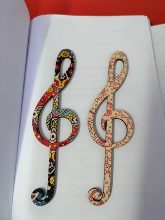 نشانگر کتاب لوکسینو مدل نت موسیقی کد FP_1 بسته 2 عددی