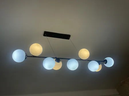 لوستر نه شعله چشمه نور کد A1230/9WT