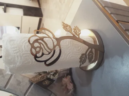 پایه رول دستمال کاغذی برنوا مدل گل صدپر کد S.1