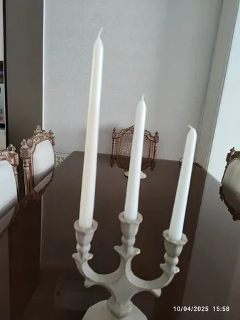 شمع دست ساز مدل قلمی 30 سانت بسته 12 عددی