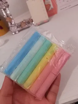 گچ رنگی مدل 0020بسته 6 عددی