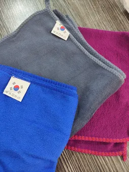 دستمال آشپزخانه مدل حوله ای نانو مجموعه 3 عددی