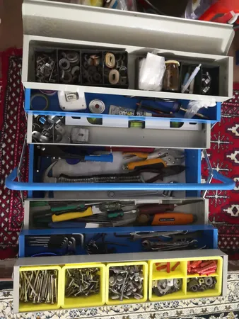 جعبه ابزار صنایع فلزی لوکس درویشیان کد 504