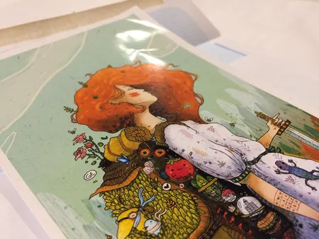 کارت پستال ماسا دیزاین طرح دختر کد POST11