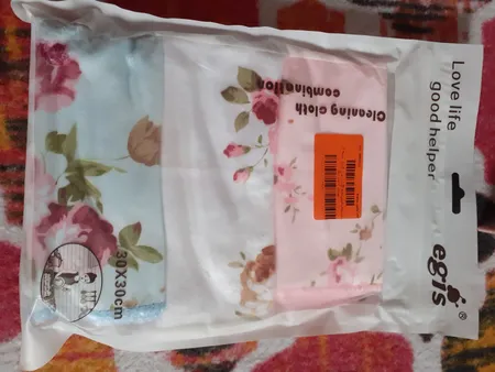 دستمال آشپزخانه اگیس مدل گلدار بسته 3 عددی