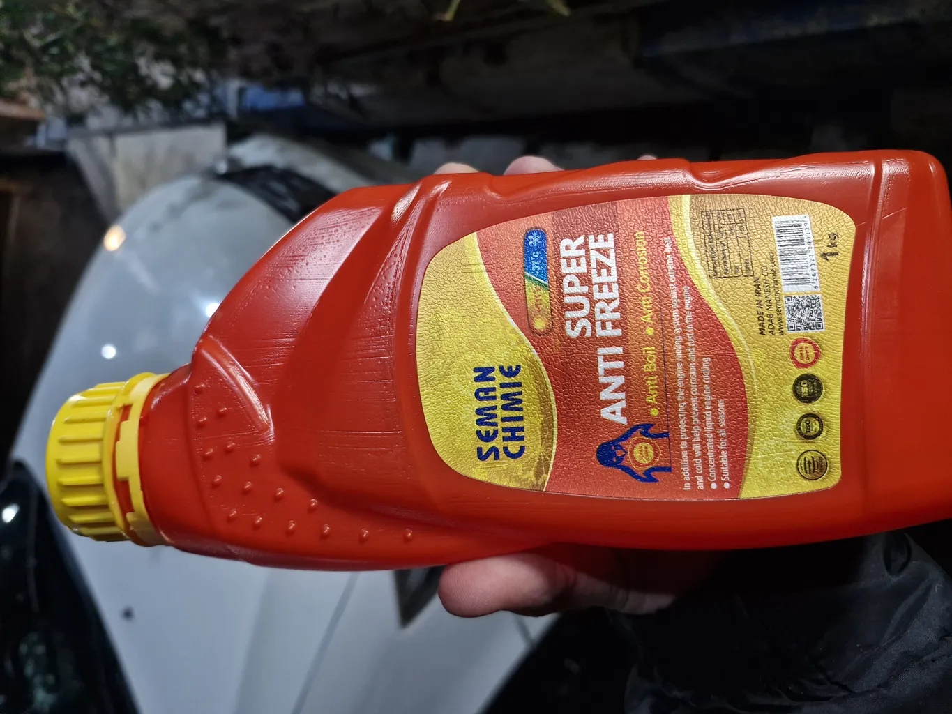 ضدیخ خودرو سمن شیمی کد 001 وزن 1 کیلوگرم