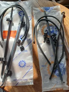 تجریه خرید شلنگ شیشه شوی خودرو قطعه سازان کبیر مدل PEU-01 مناسب برای پژو 405 مجموعه 16 عددی