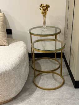 میز عسلی مدل هوم لوکس 9 مجموعه 2 عددی