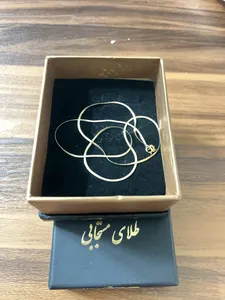 تجریه خرید زنجیر طلا 18 عیار زنانه طلای مستجابی مدل هزینگبون  کد H45