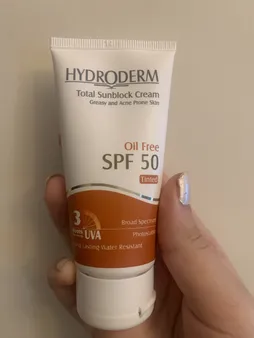 کرم ضدآفتاب هیدرودرم مدل Medium Beige SPF50، حجم 50 میلی‌لیتر
