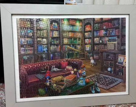 پازل 1000 تکه ریکوردی طرح کتابخانه کد 102