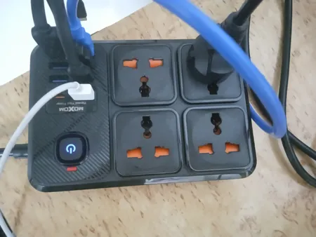 چندراهی برق رومیزی موکسوم مدل MH-ST17