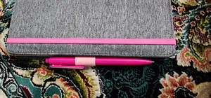 تجریه خرید دفتر یادداشت پدیده نقش مدل پارچه ای به همراه خودکار بسته 5 عددی