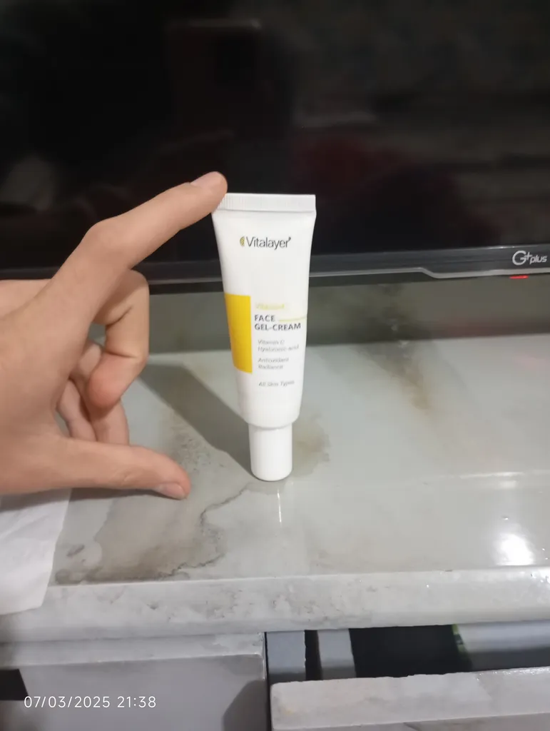 کرم ژل ضد چروک ویتالیر مدل ویتامین سی حجم 30 میلی لیتر
