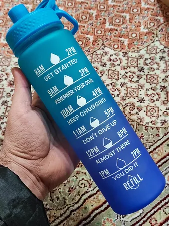 قمقمه مدل ورزشی مات  گنجایش 1 لیتر