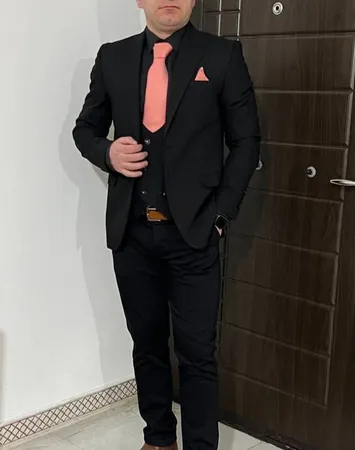 ست کراوات و دستمال جیب مردانه نسن طرح آکسفورد مدل SH11