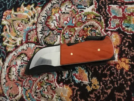 چاقوی سفری مدل کپوری چوبی به همراه کاور