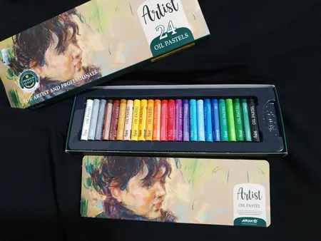 پاستل 24 رنگ آریا مدل آرتیست