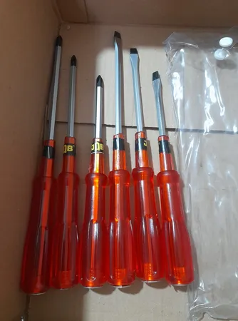 پیچ گوشتی ضربه خور جاب مدل JAB-77 مجموعه 7 عددی