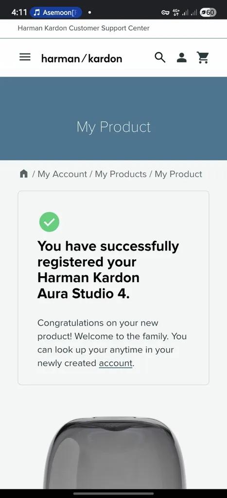 اسپیکر بلوتوثی هارمن کاردن مدل Aura Studio 4