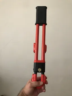 قفل فرمان دوبل دسته دار خودرو مدل 6887