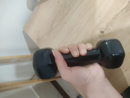 دمبل ایروبیک روکش‌ دار 2 کیلوگرمی بسته دو عددی