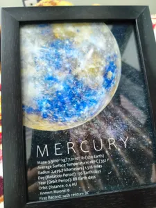 تجریه خرید تابلو مدل سیاره عطارد MERCURY کدS1648-b