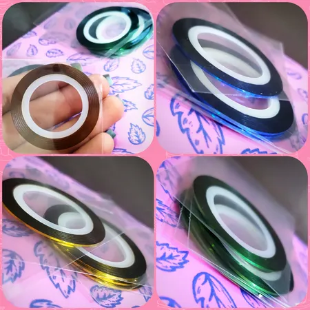 نوار طراحی ناخن مدل NST-1 مجموعه 12 عددی