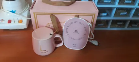 ماگ حرارتی لاکی مدل 1314 به همراه صفحه گرمکن برقی