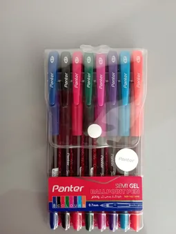 خودکار پنتر مدل رنگی کد SGP-102 بسته 8 عددی
