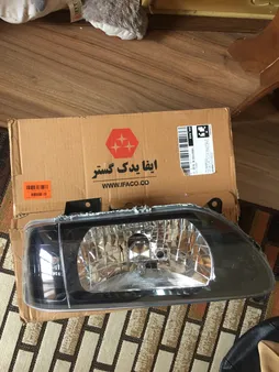 چراغ جلو خودرو مدل JT123D مناسب برای پراید 131 بسته دو عددی