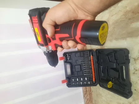 دریل پیچ گوشتی شارژی جاب مدل JB-4090 RD مجموعه 40 عددی