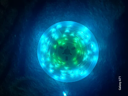 ریسه ال ای دی مدل فول کالر هوشمند بلوتوثی کد RGB IC usb 5v طول 10 متر