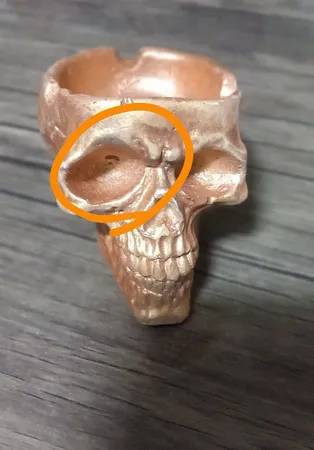 زیرسیگاری مدل جمجمه کد 371