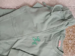 تجریه خرید ست تیشرت آستین بلند و شلوار بچگانه مون‌سا مدل 4050 رنگ سبز