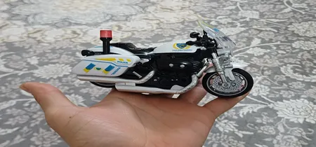 موتور بازی مدل فلزی عقبکش پلیس