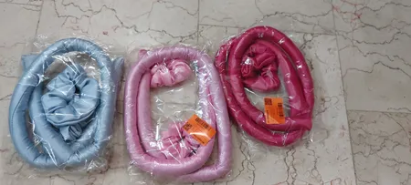 بیگودی مدل کرلی روبان به همراه کش مو بسته 2 عددی